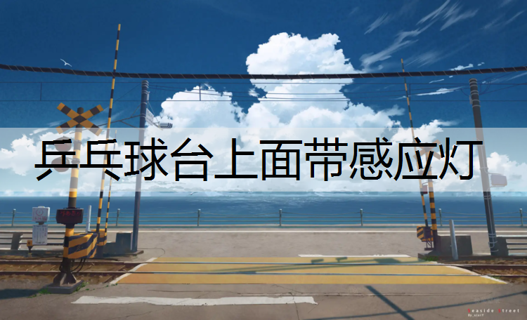 乒乓球台上面带感应灯